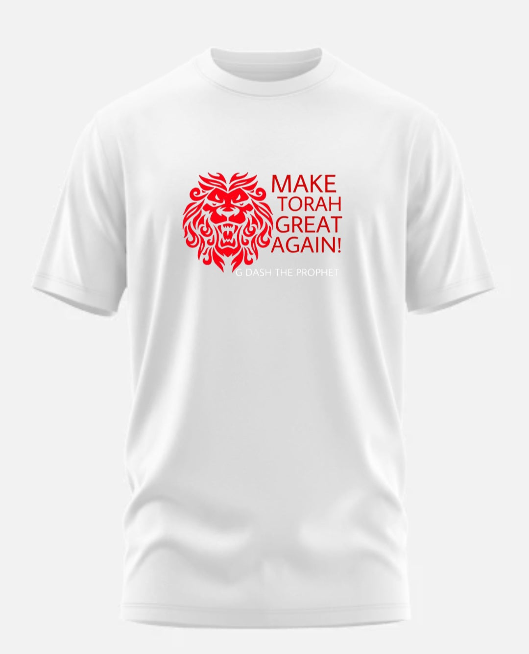 Make Torah Great Again (Big Face Lion) (Short/Long Shirt)