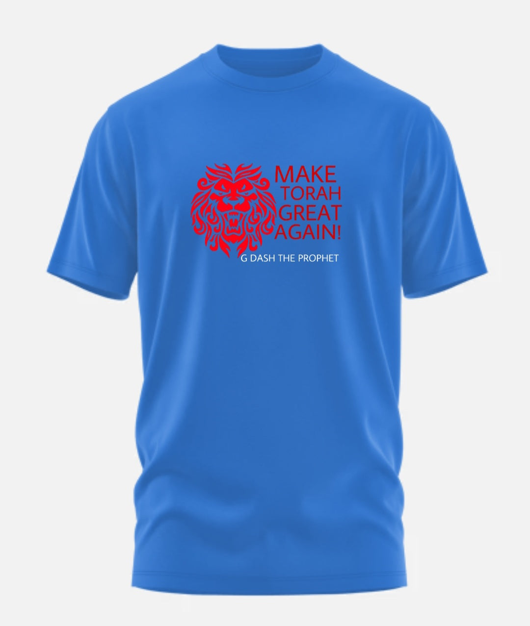 Make Torah Great Again (Big Face Lion) (Short/Long Shirt)
