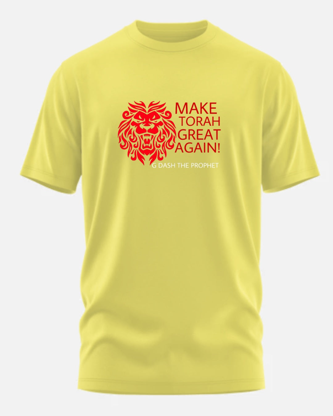 Make Torah Great Again (Big Face Lion) (Short/Long Shirt)