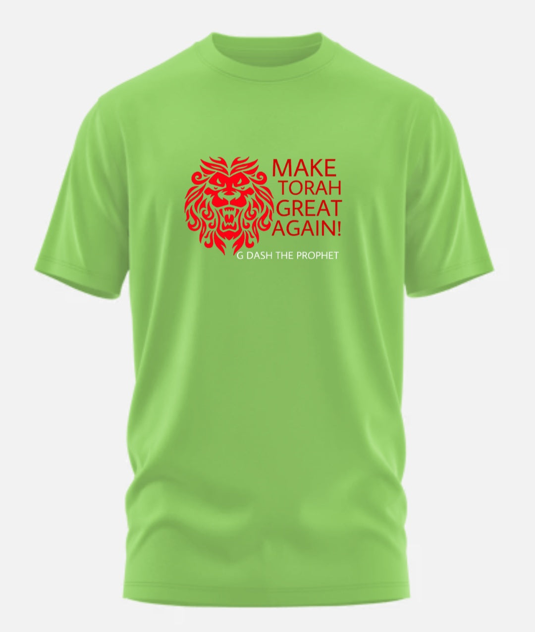 Make Torah Great Again (Big Face Lion) (Short/Long Shirt)