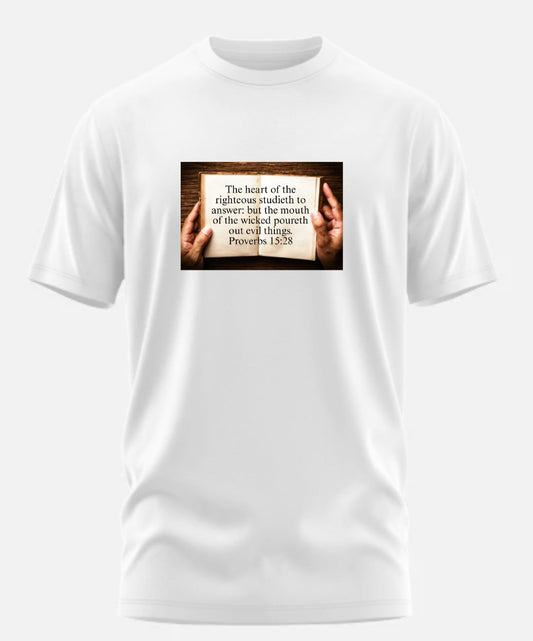 PROVERBS 15:28 (Short/ Long Shirt)