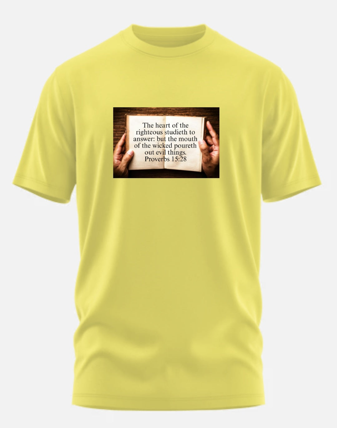 PROVERBS 15:28 (Short/ Long Shirt)