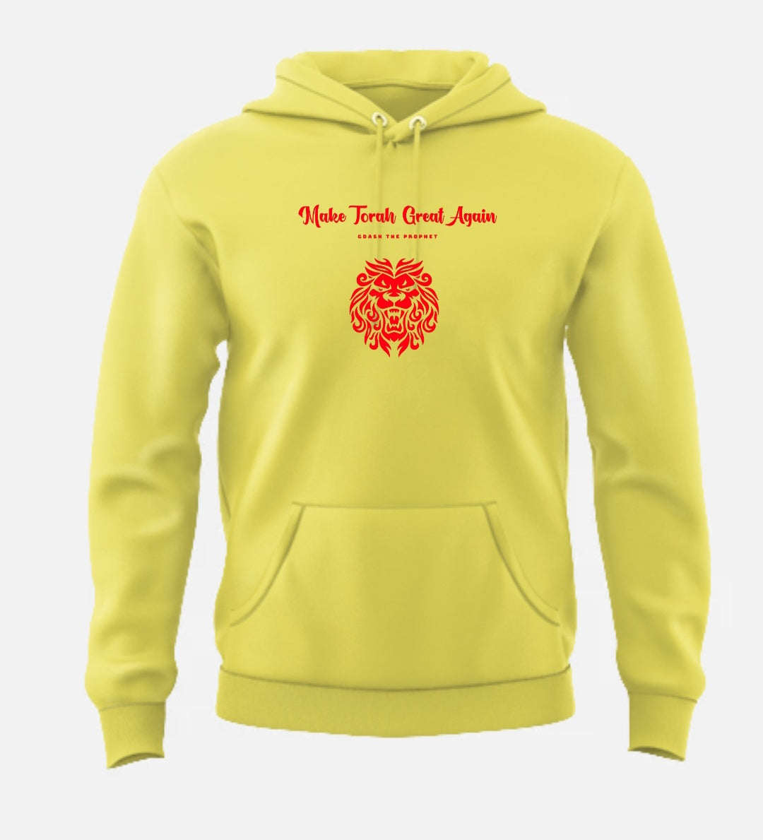 Make Torah Great Again (Hoodie)(Small face Lion)