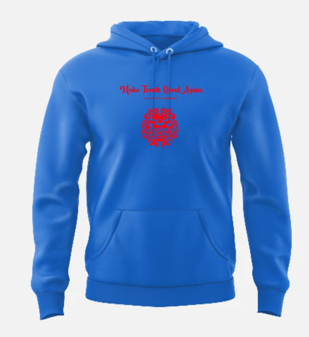 Make Torah Great Again (Hoodie)(Small face Lion)