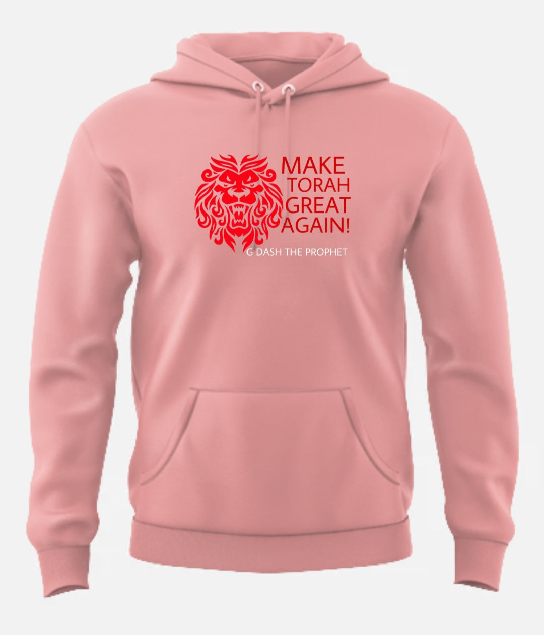 Make Torah Great Again (hoodie)(Big Face Lion)