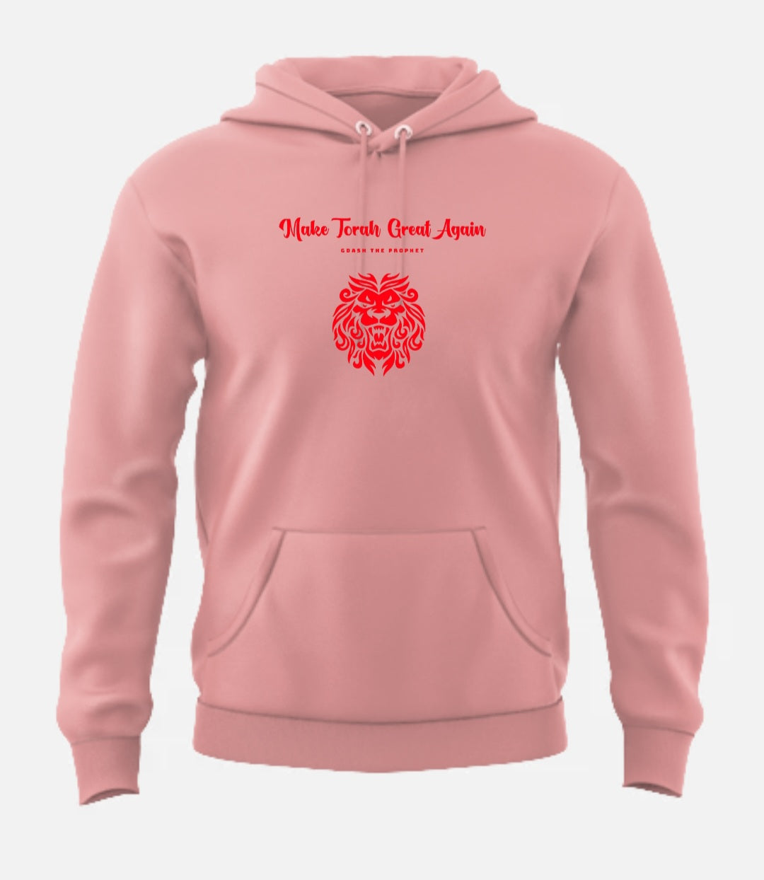 Make Torah Great Again (Hoodie)(Small face Lion)