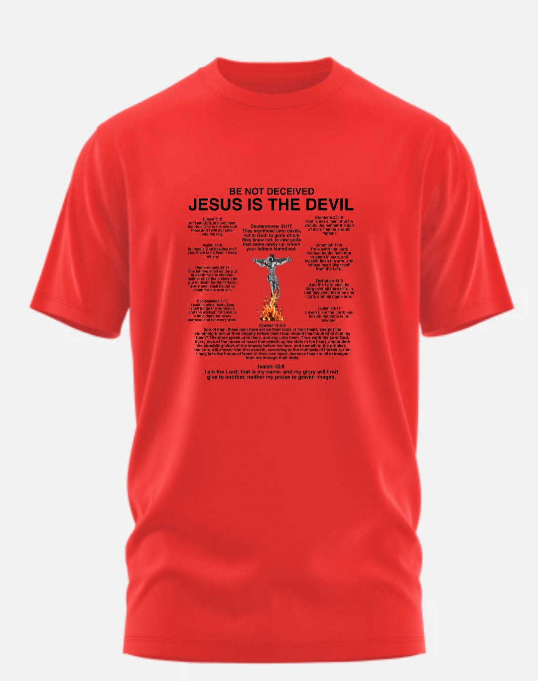 J.C IS THE DEVIL T-SHIRT (EXCLUSIVE)